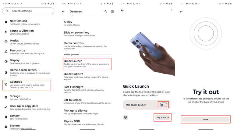 This handy Motorola feature lets me launch apps and start actions ...