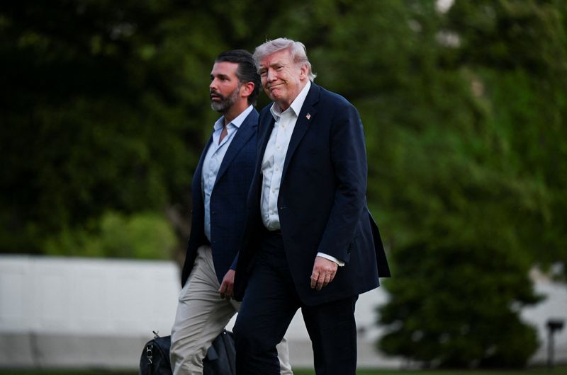 Trump says he will not attend son Donald Trump Jr's wedding