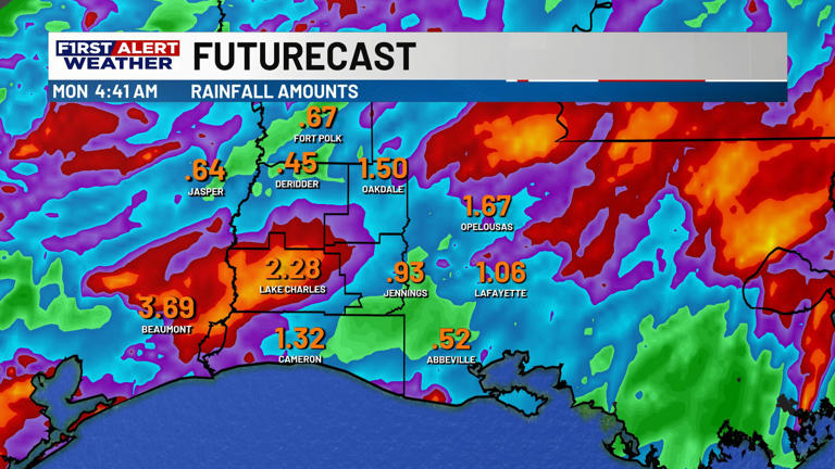 First alert forecast: Showers and storms expected at times this ...