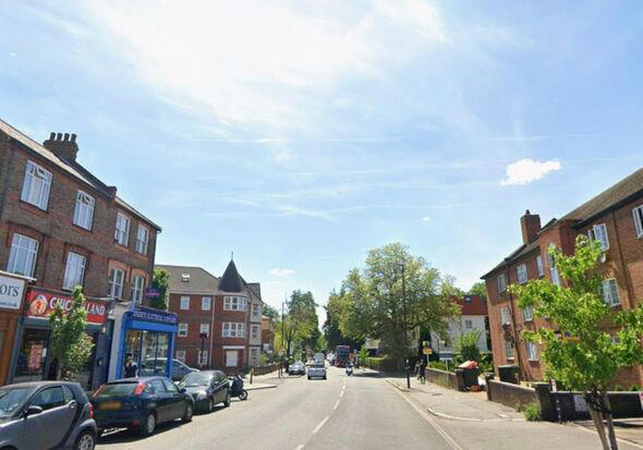 The street where the incident happened