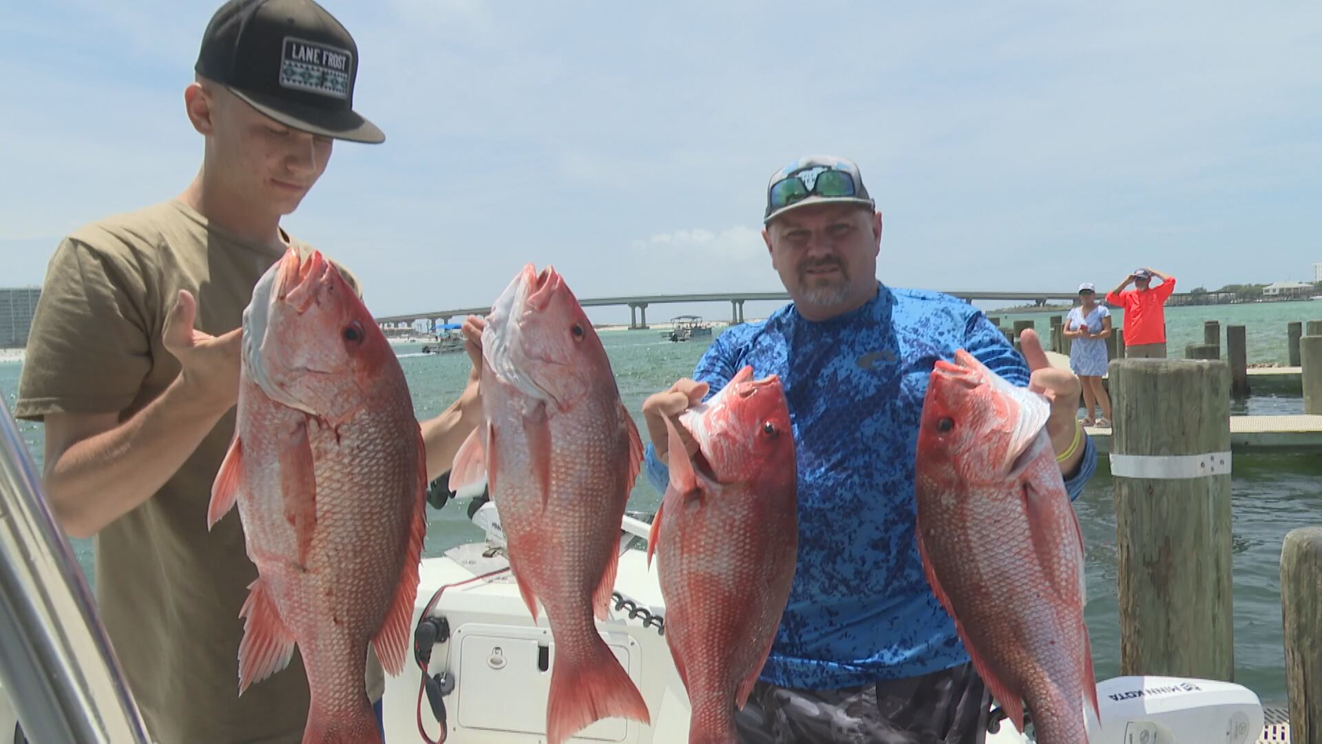 Alabama red snapper season opens with rough seas