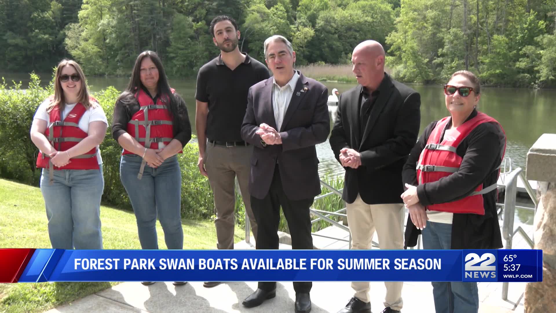 Swan boats make return at Springfield's Forest Park