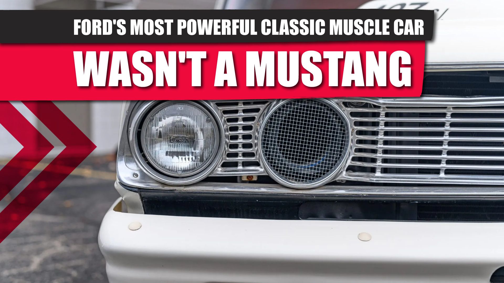 Ford's most powerful classic muscle car wasn't a Mustang