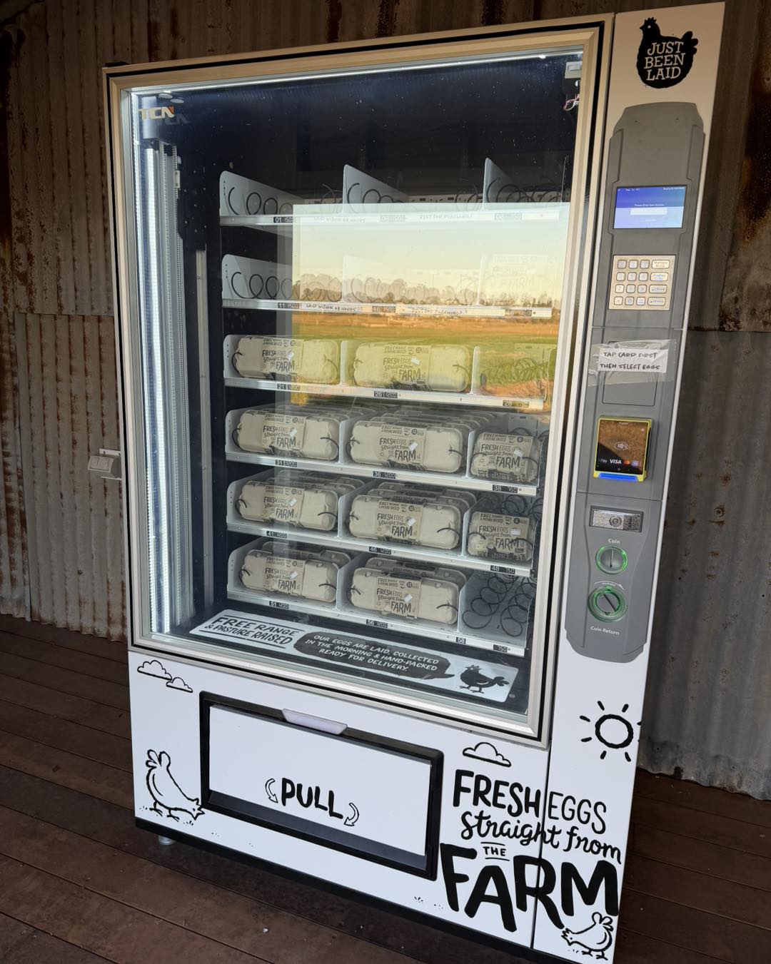 Just been laid vending machine video