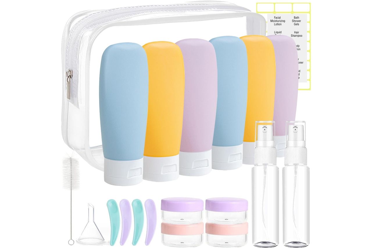 DEWSENSI 20 Pack Travel Bottles Set for Toiletries