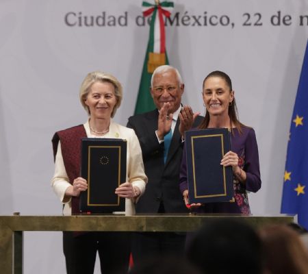 Firman el acuerdo global modernizado México-Unión Europea