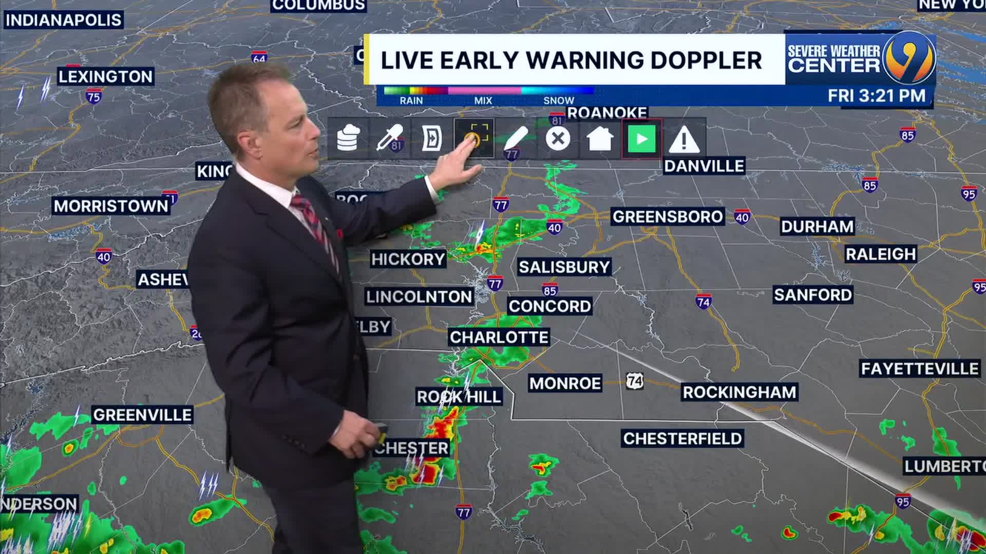 Forecast: Showers and storms expected to hit the area this holiday weekend
