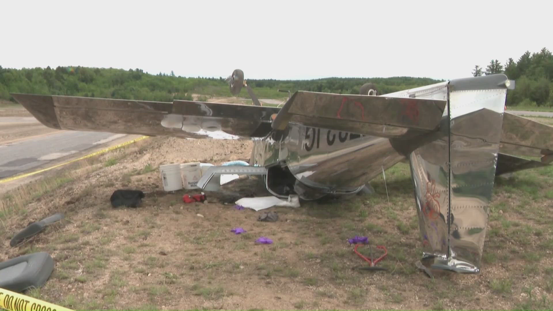 Two men recovering from plane crash in Jaffrey, New Hampshire