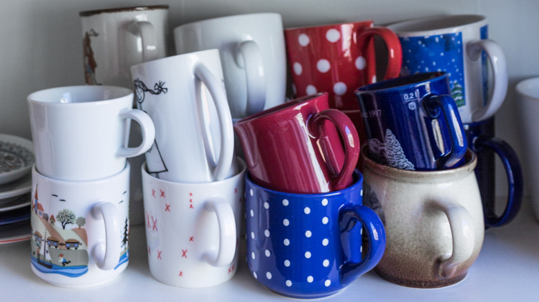Create extra kitchen storage with a must-try DIY Dollar Tree mug rack