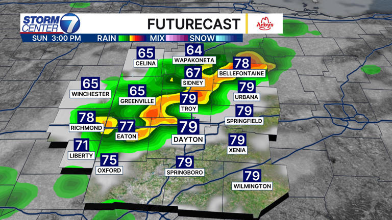 Rainy night ahead, chances linger into the weekend