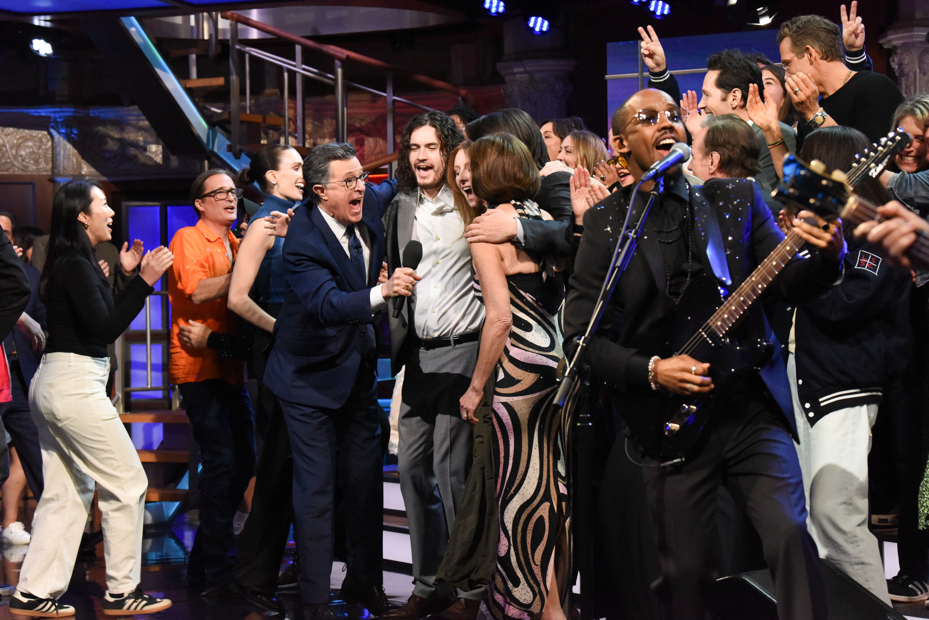 Watch Stephen Colbert dancing at 'Late Show' wrap party