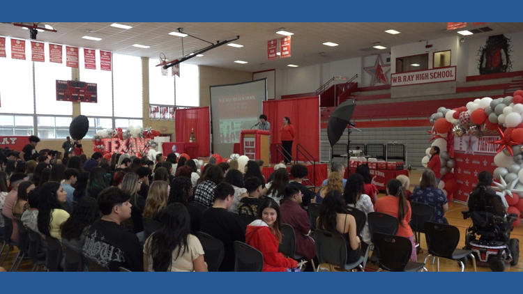Ray High School seniors celebrated during awards assembly ahead of ...