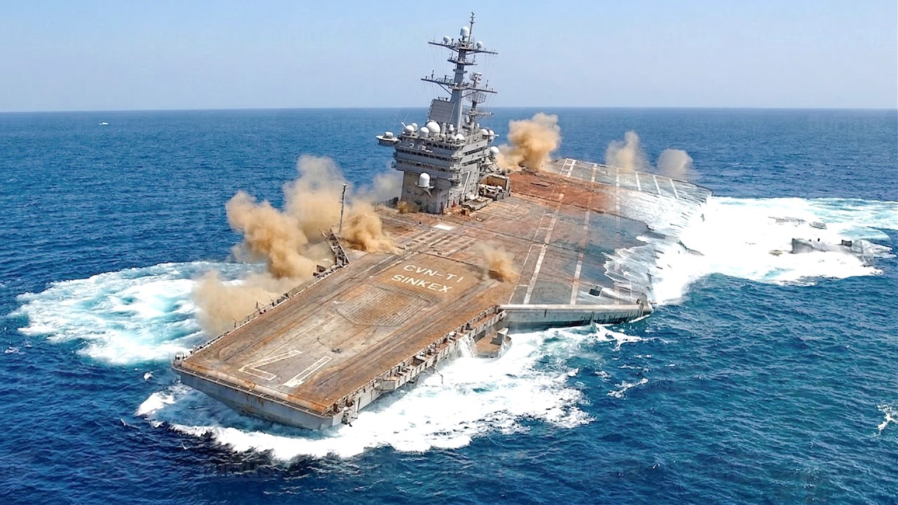 US fired superfast torpedoes to sink its own aircraft carrier
