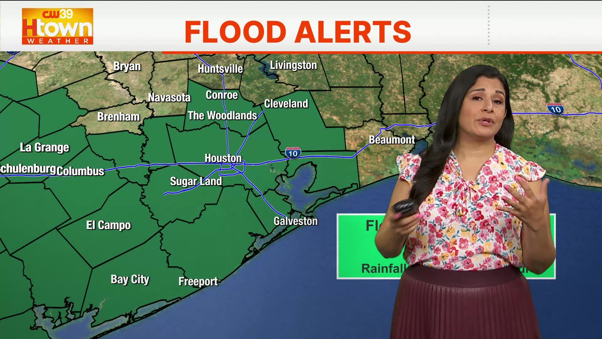 Strong storms on Saturday could bring some local flooding