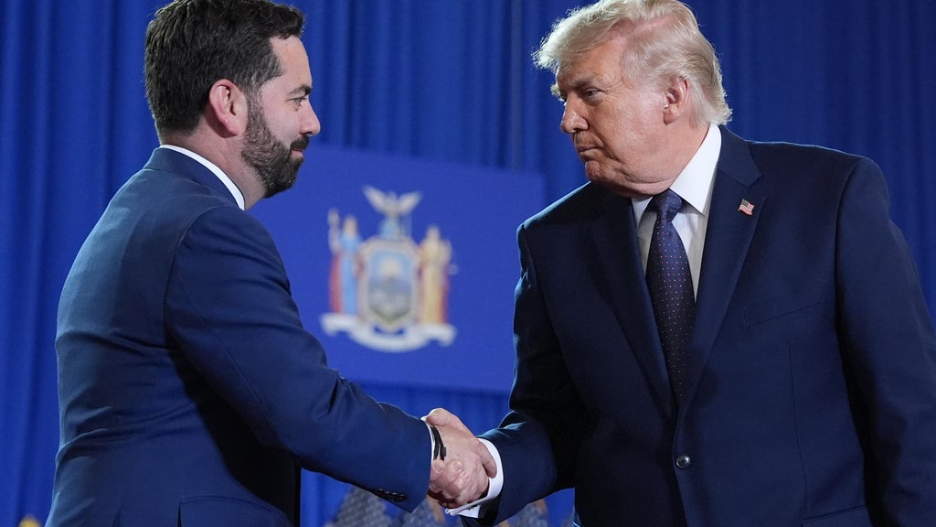 President Trump visits Rockland County to endorse Rep. Mike Lawler in ...