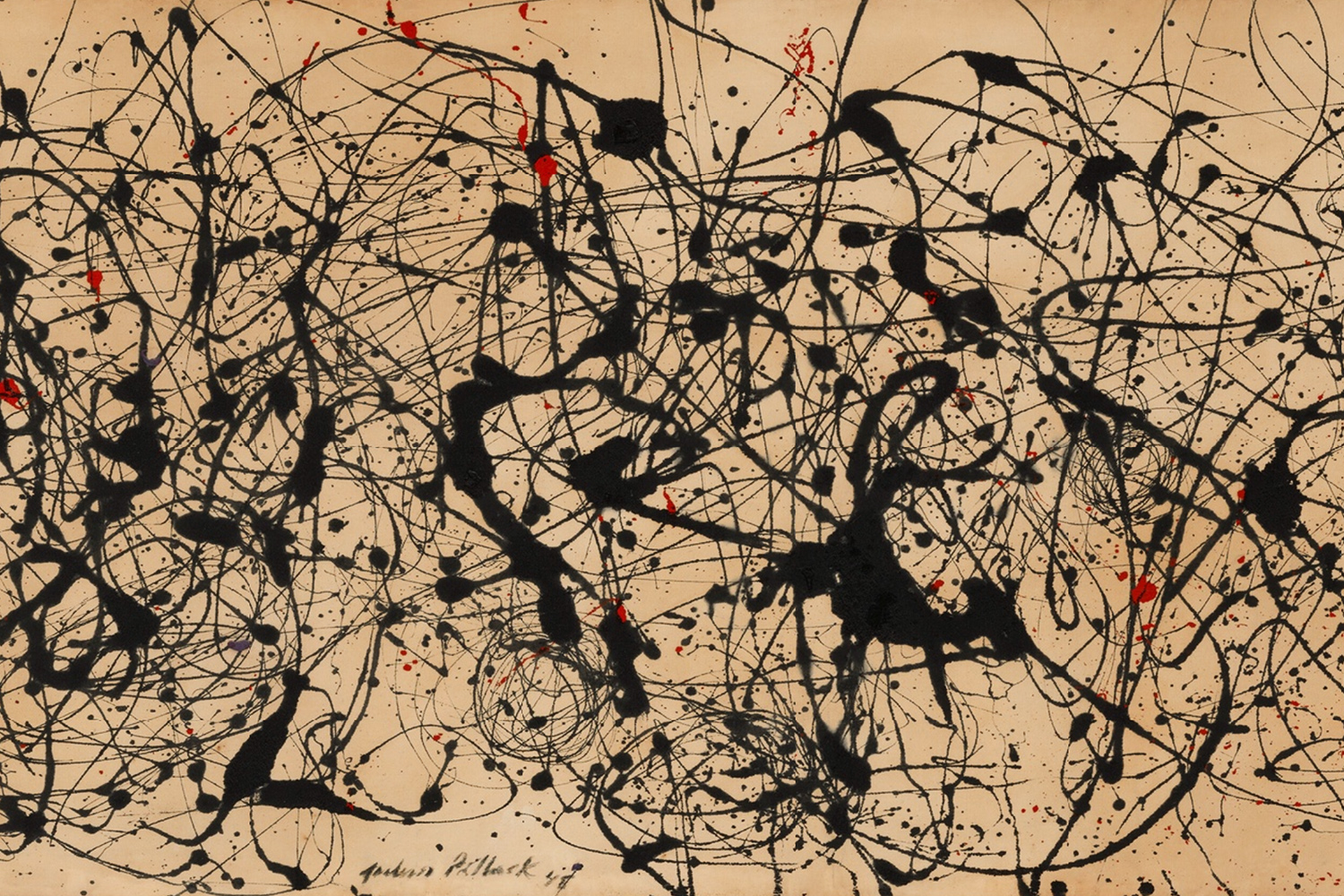 What did Jackson Pollock hope to accomplish with this dizzying drip ...