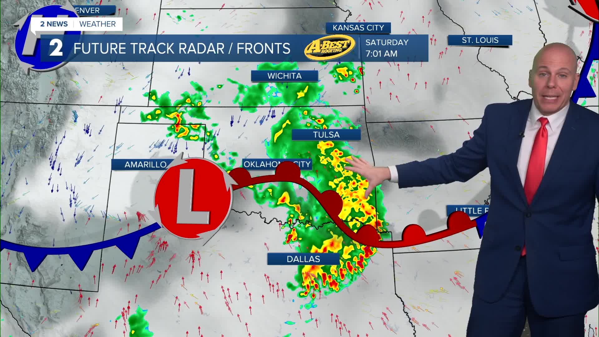 Storm chances go up Saturday morning