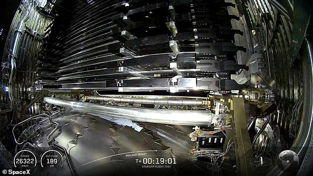 Stunning fireball during tense final maneuvers of SpaceX Starship that ...