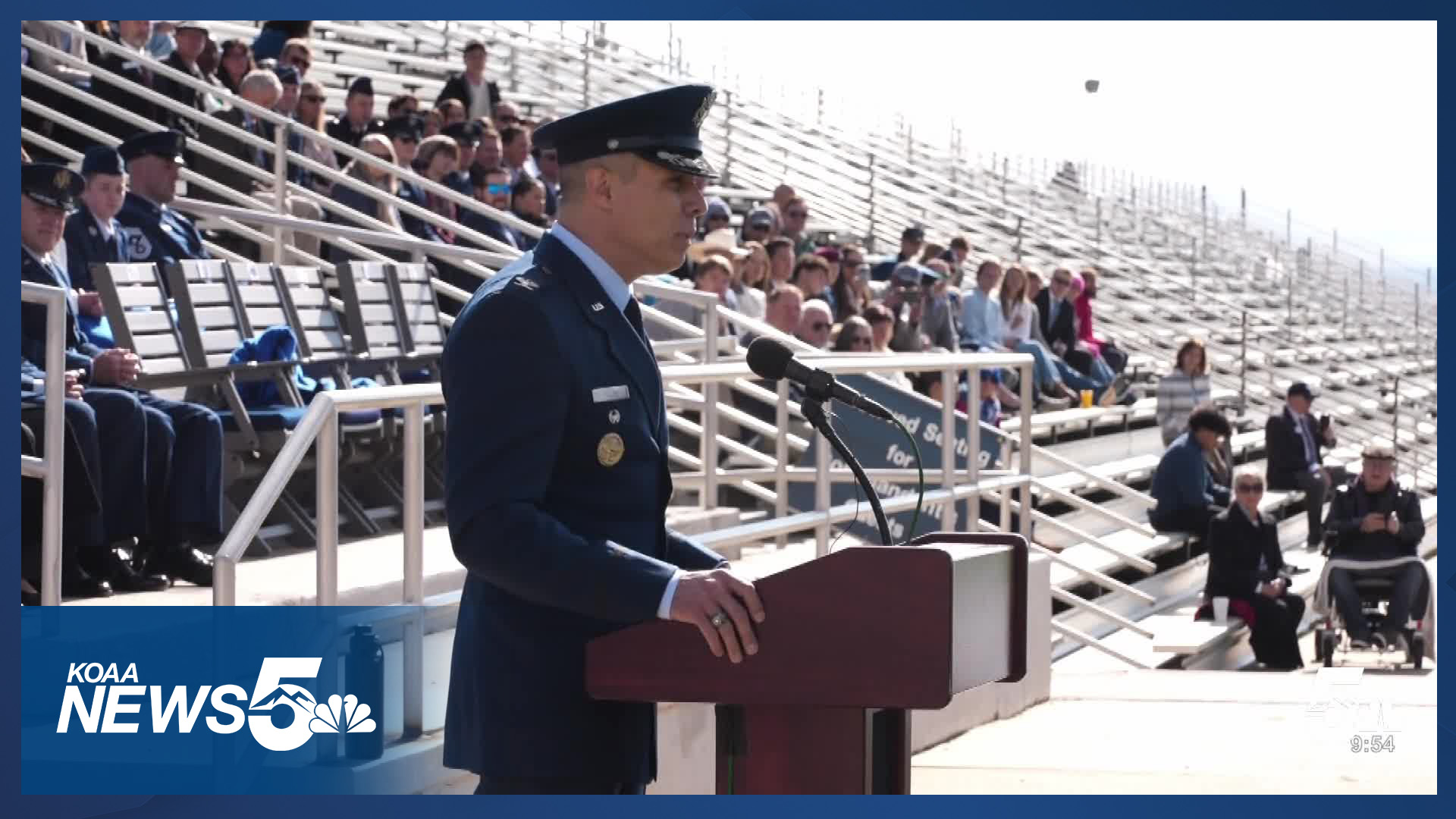 Air Force Academy welcomes new commandant of cadets during ceremony Friday