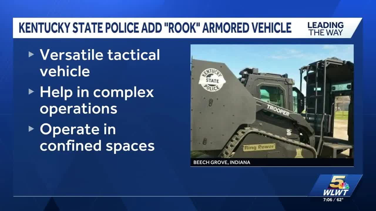 Kentucky State Police begin using new armored vehicle for dangerous ...