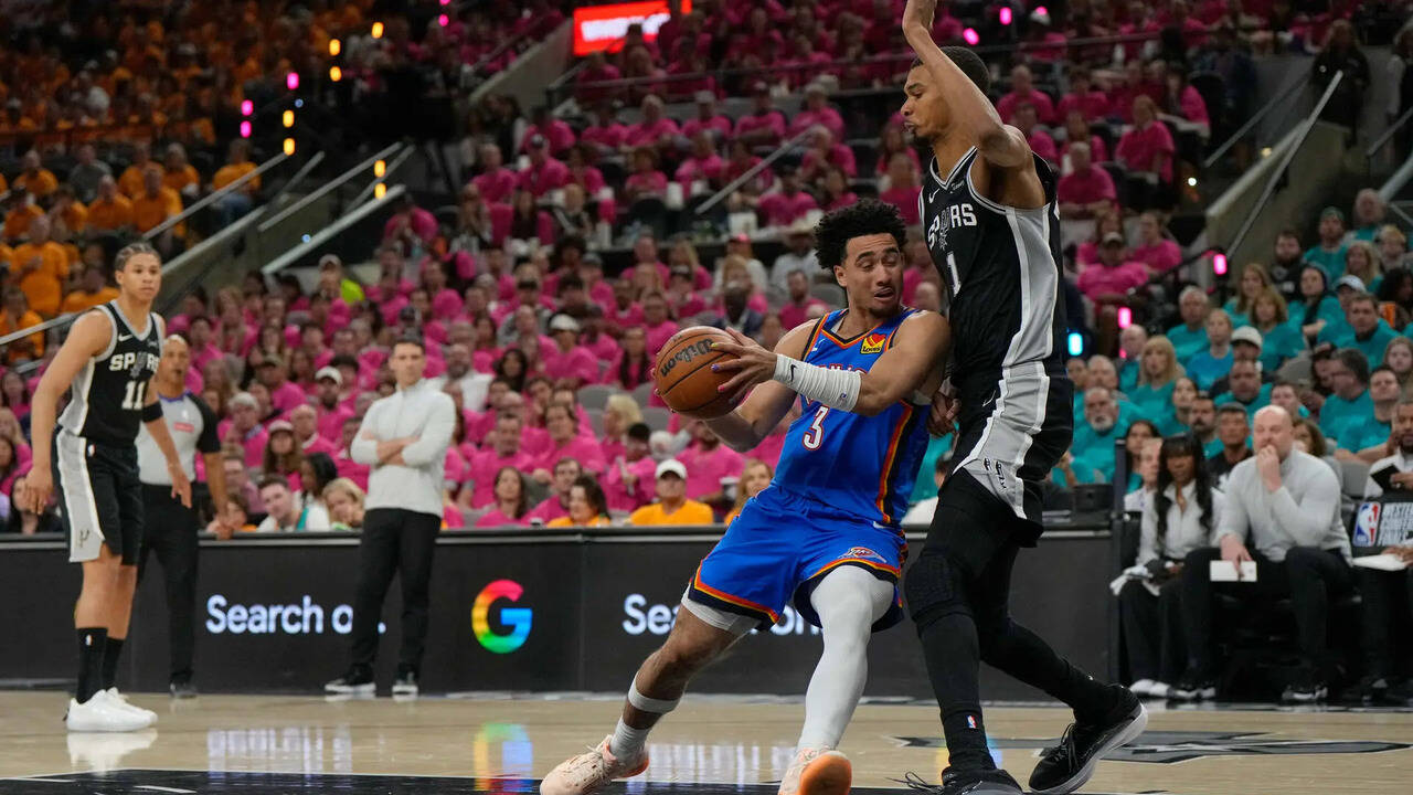 Thunder bench dominates Spurs in game 3, securing 2-1 lead in Western ...