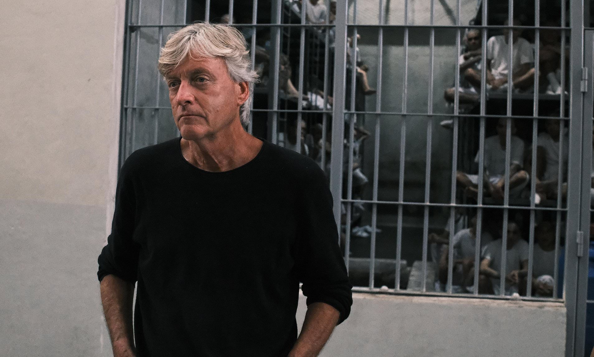 Richard Madeley recalls how he stared in the eyes of a 'psychotic' machete killer for mega-jail show