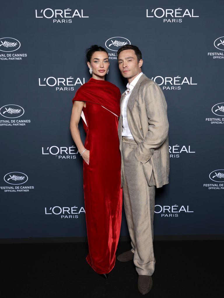 El actor Ed Westwick y su mujer, Amy Jackson: Palma de Oro a la pareja ...