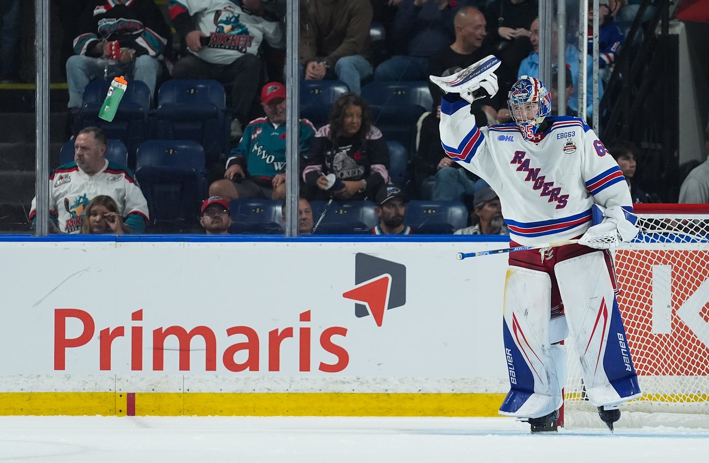 Kitchener Rangers rout Kelowna Rockets 5-0 to open Memorial Cup