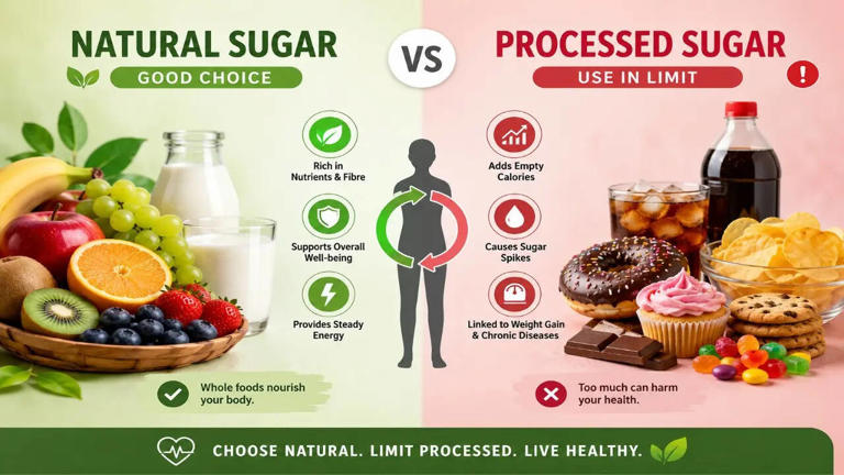 Natural vs processed: Expert decodes the impact of sugar on your body