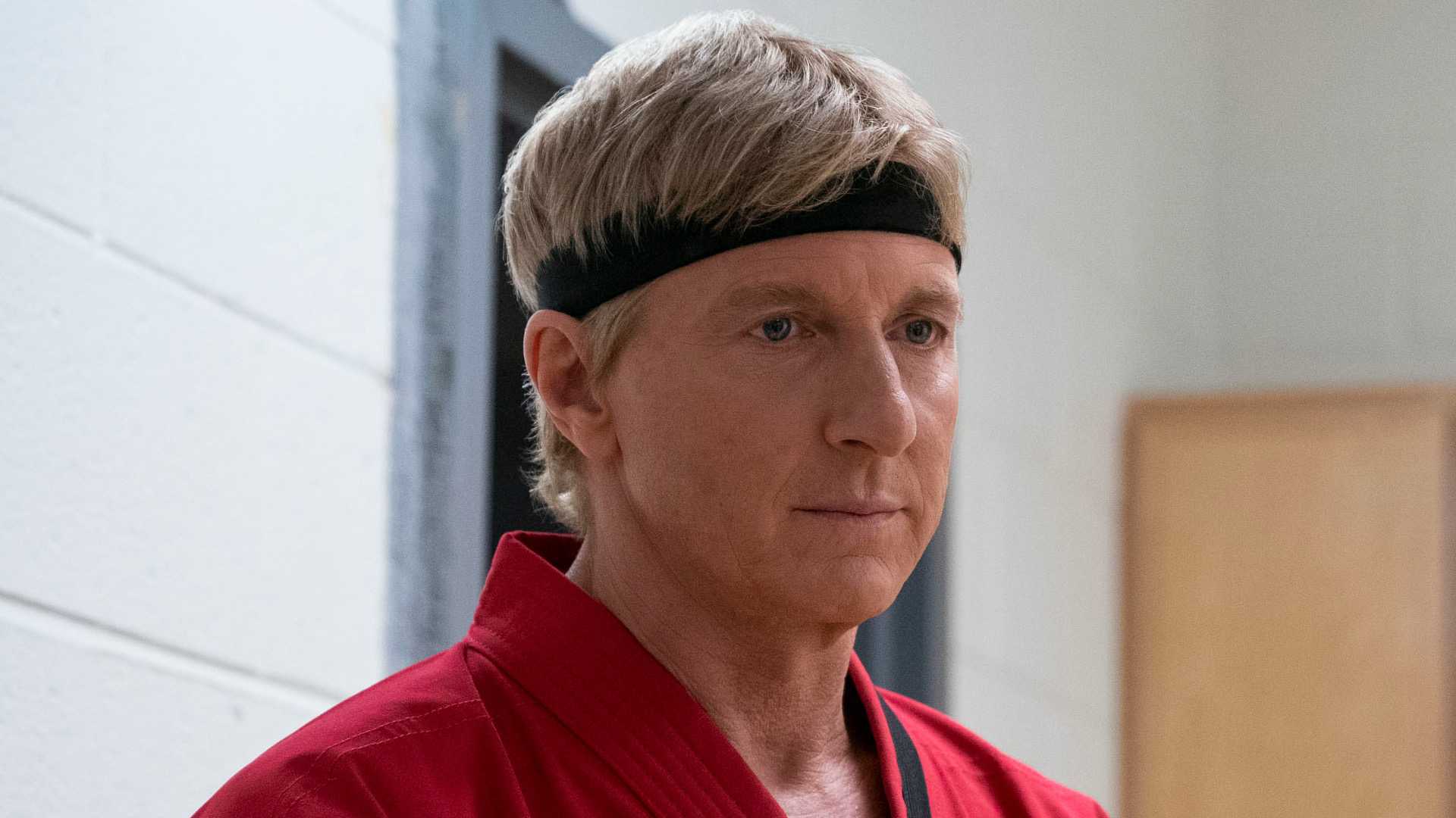William Zebka as Johnny Lawrence in Cobra Kai.