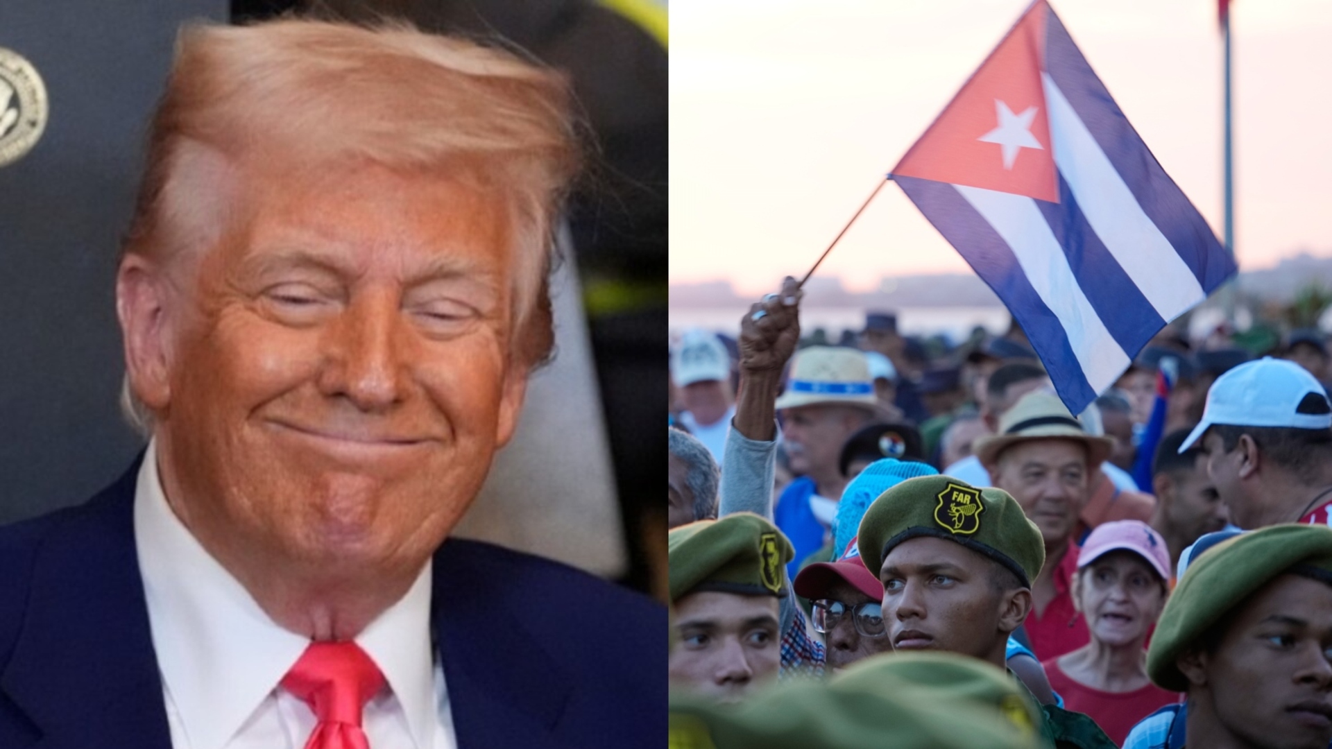 Trump teases military action on Cuba as tensions escalate
