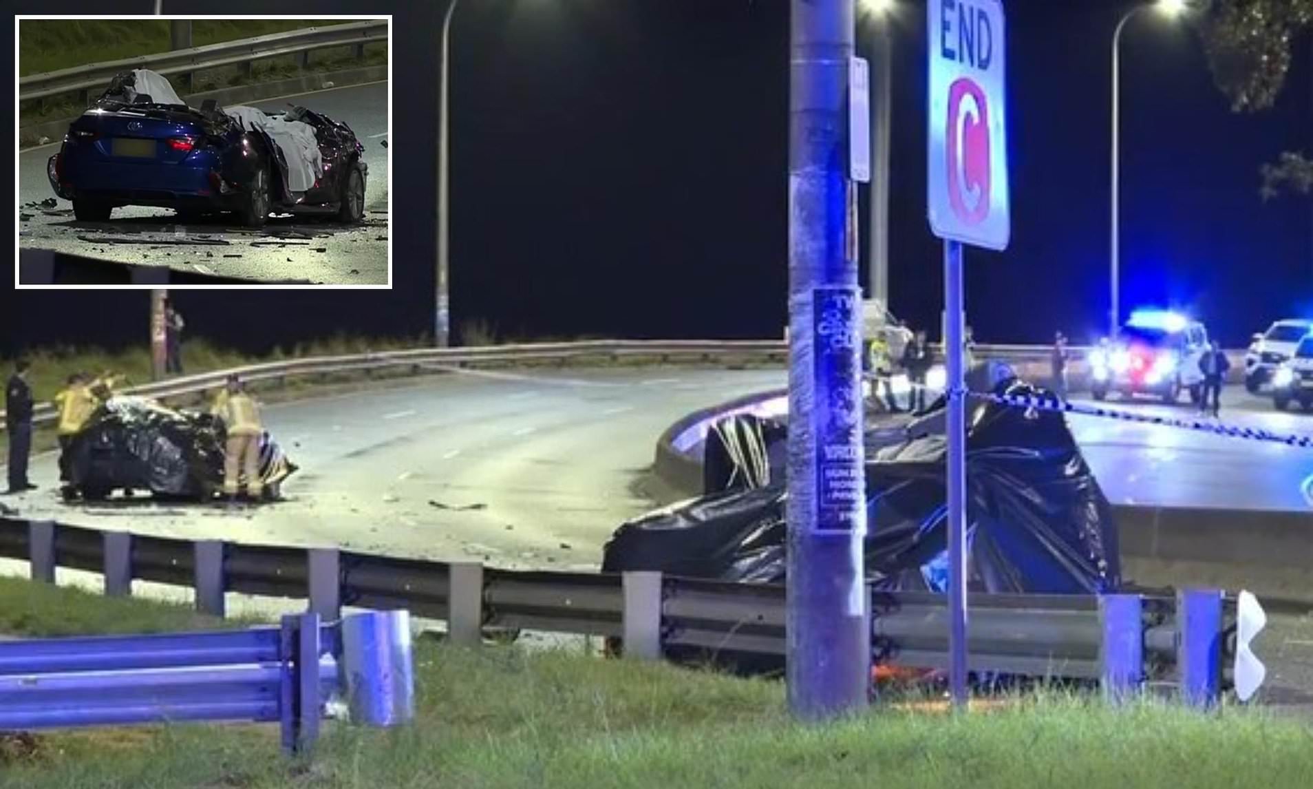 Three people dead in horrific head-on crash that saw mangled Audi ...