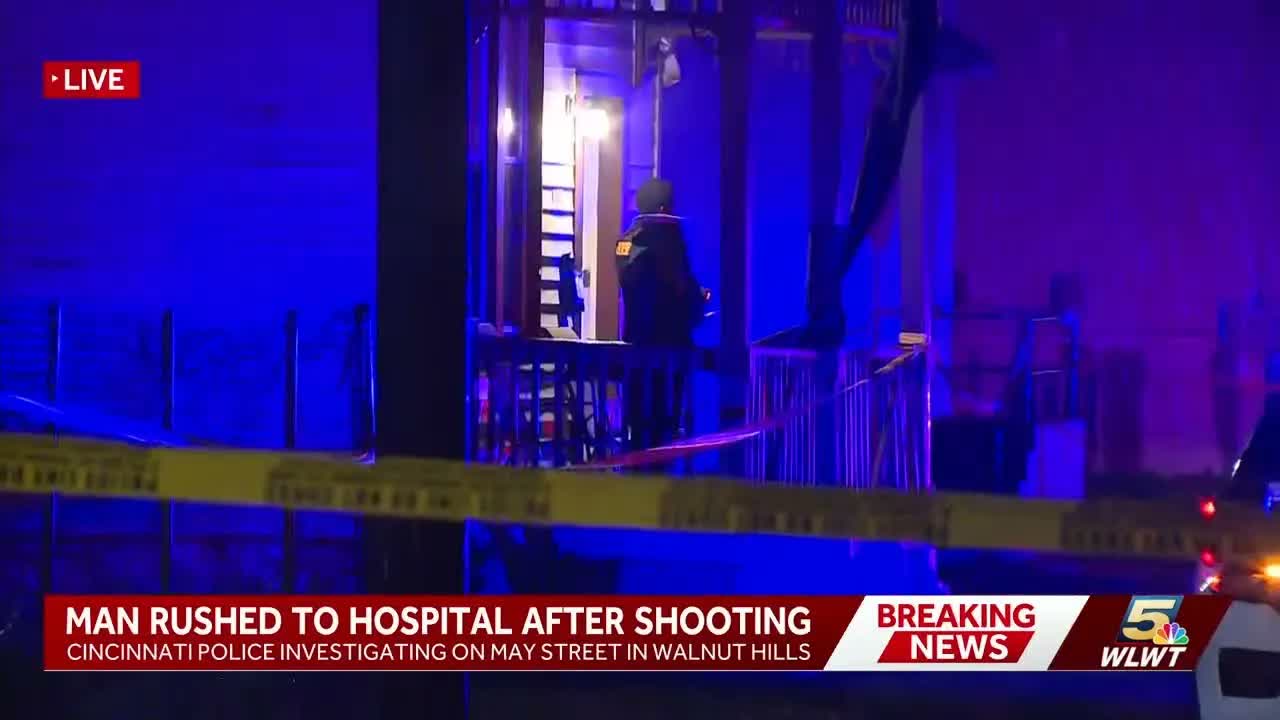 Police: 1 hospitalized after shooting in Walnut Hills neighborhood