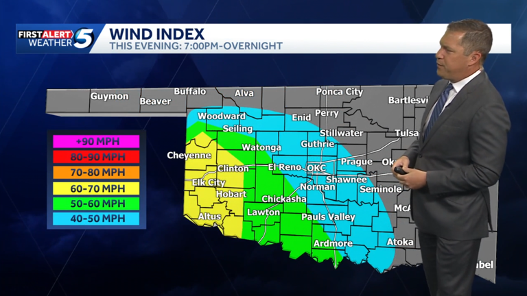 Timeline: Storms to continue across Oklahoma into Saturday morning