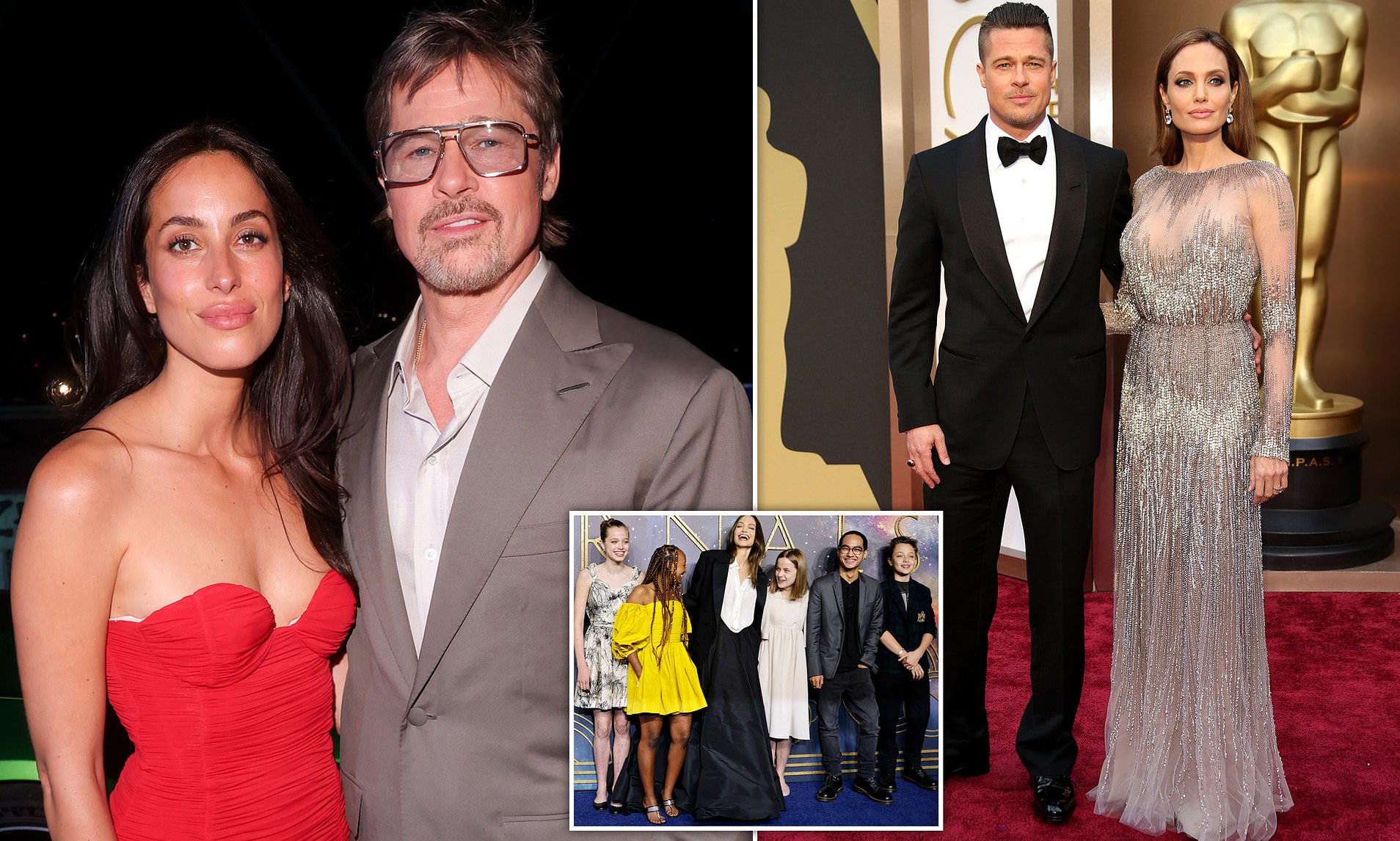 Brad Pitt's happier than ever, but Angelina has put him off marriage ...