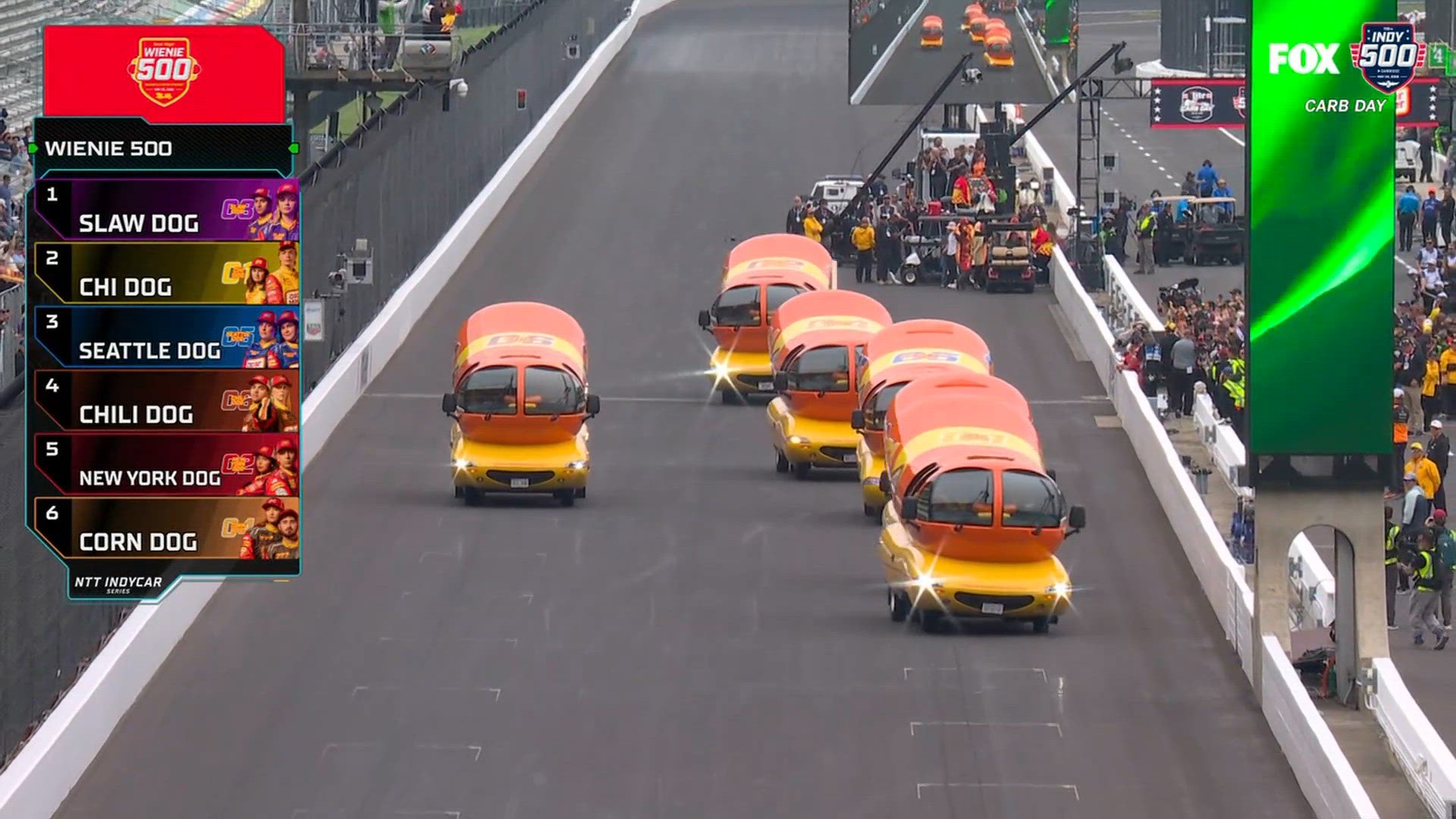 Weinie Dog race kicks off at Indianapolis Motor Speedway