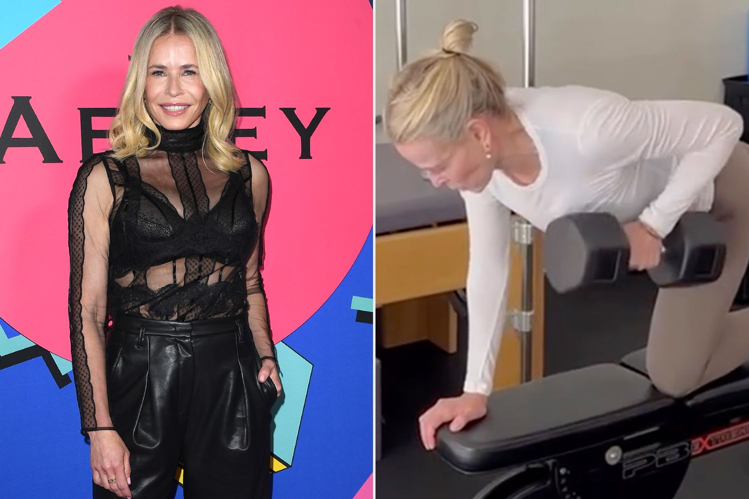 Chelsea Handler lifts whopping 35-lb. dumbbells: 'I'm going full Jersey'