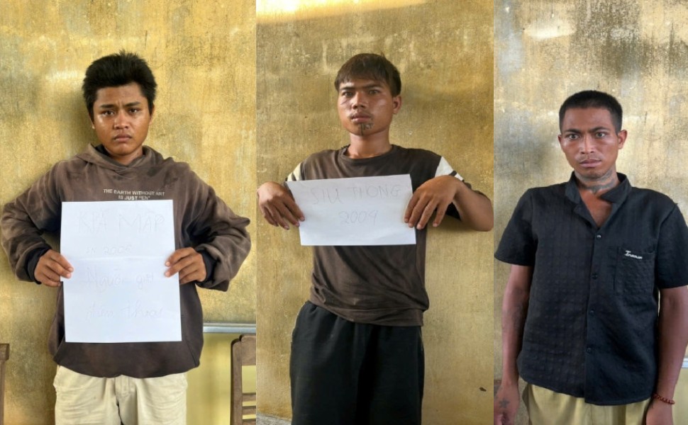 Bắt nóng nhóm cướp giật điện thoại ở Gia Lai