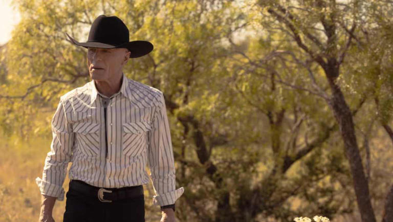Still of Everett in 'Dutton Ranch' (Image Source: Pramount+ | Emerson Miller)