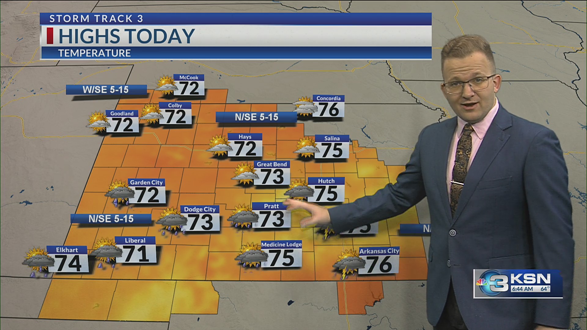 Storm Track 3 forecast: Mild with isolated storms Saturday, warm ...
