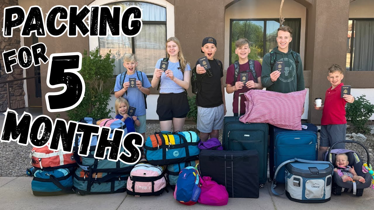 How Family Fun Pack packed for 5 months overseas