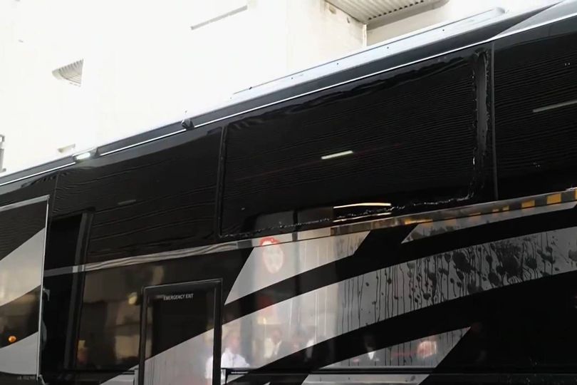 Hull City team bus 'window smashed' by 'stones and bottles' before play ...