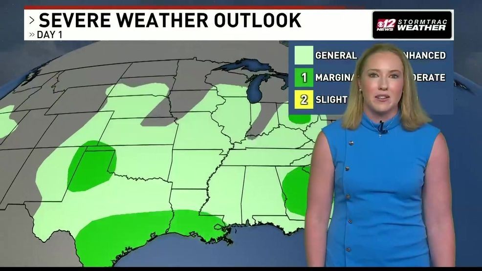 Memorial Day weekend starts with scattered afternoon storms