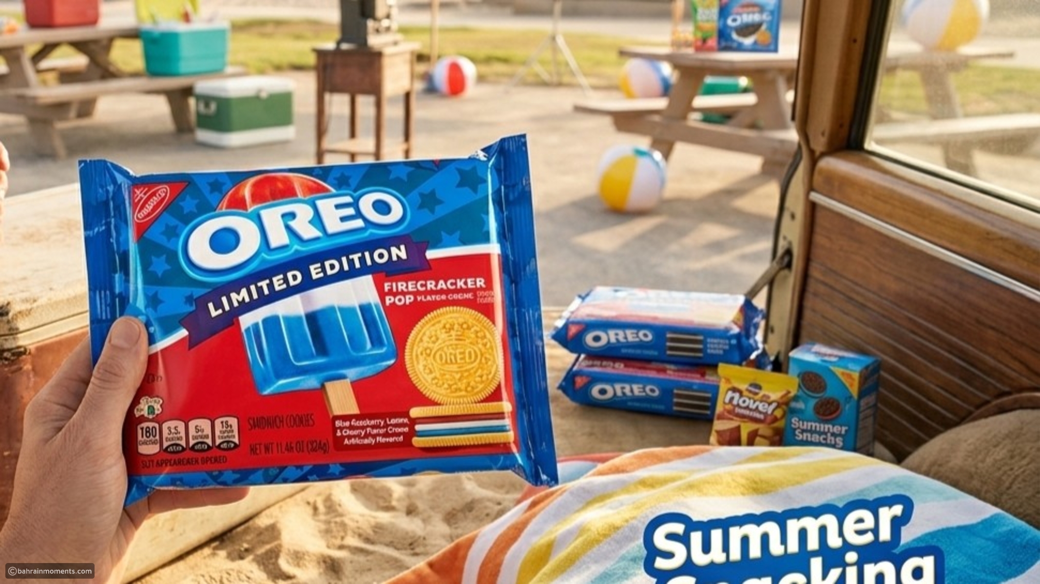 Oreo debuts first triple-layer firecracker pop cookie for summer