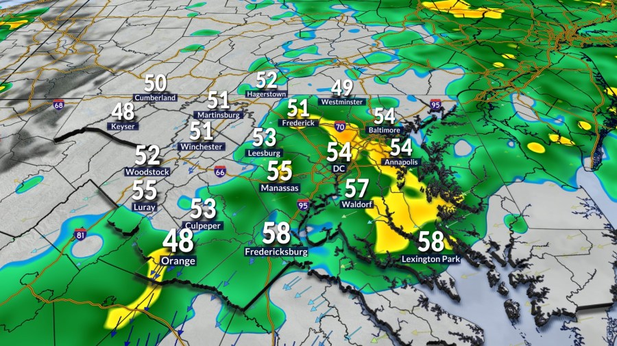 Cool and wet start to Memorial Day weekend