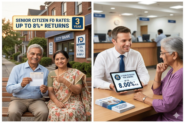 Senior citizen FD rates: These banks are offering up to 8% returns on 3 ...