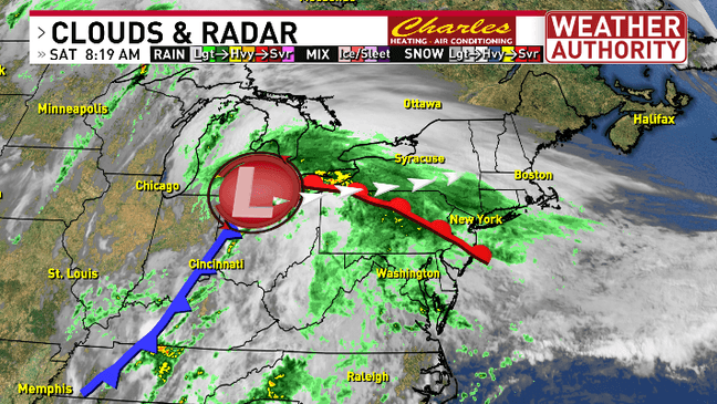 Soggy weekend weather, improving Memorial Day, summer heat this week
