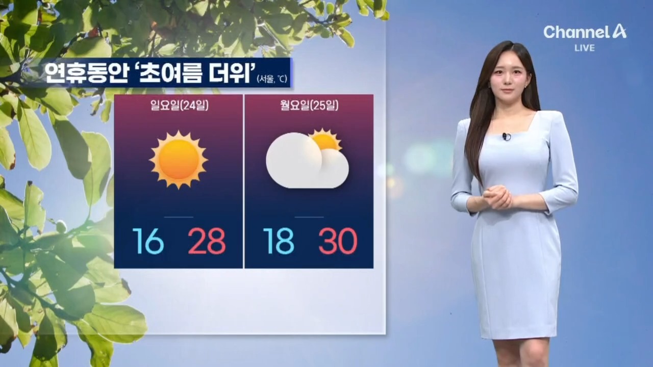 [날씨]부처님 오신날 더워요…연휴동안 여름 더위