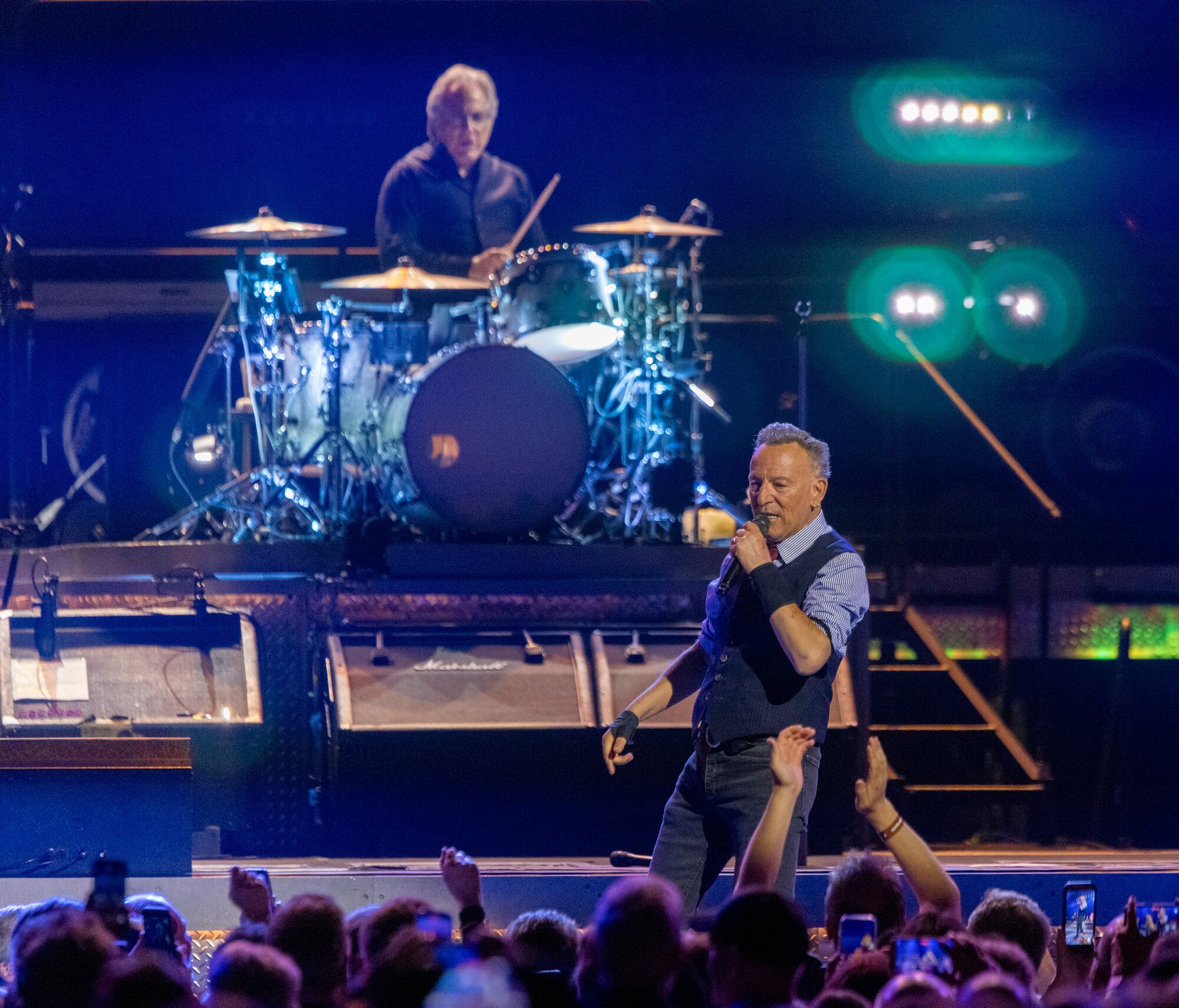 Bruce Springsteen and band deliver politically charged, rocking concert ...