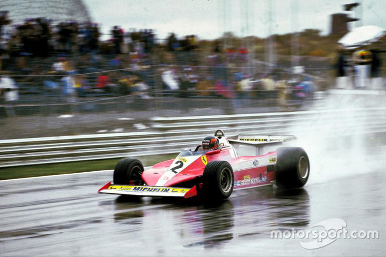 Gilles Villeneuve lors du Grand Prix du Canada 1978.